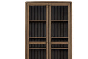 Display Cabinet - Latte / Peppercorn - R&R Furniture Gallery (Fountain Valley, CA)
