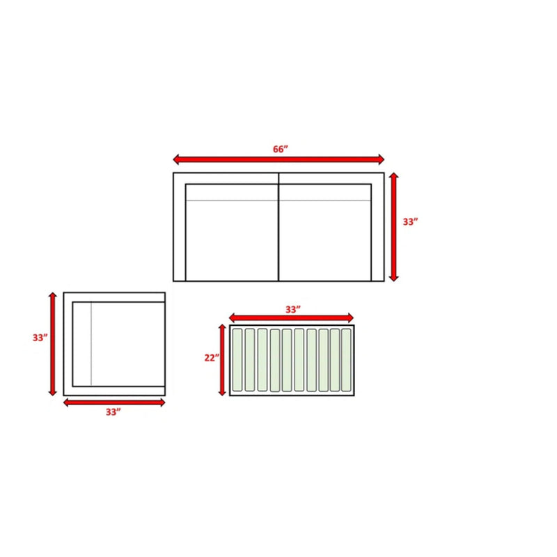 Stylish Sofa Seating Group With Cushions Perfect For Outdoor Gatherings - R&R Furniture Gallery (Fountain Valley, CA)