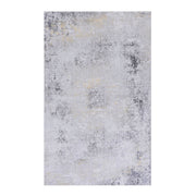 Maval - 8' X 10' Area Rug Washable - Gray / Gold - R&R Furniture Gallery (Fountain Valley, CA)