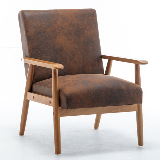 Wide Arm Chair - Light Brown - R&R Furniture Gallery (Fountain Valley, CA)