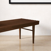 Mia - Bench - Dark Brown - R&R Furniture Gallery (Fountain Valley, CA)