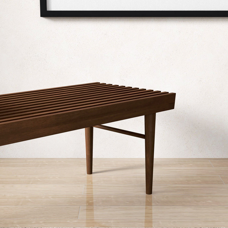 Mia - Bench - Dark Brown - R&R Furniture Gallery (Fountain Valley, CA)