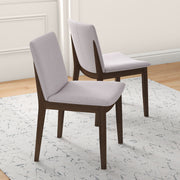 Laura - Mid-Century Modern Solid Wood Dining Chair (Set of 2) - R&R Furniture Gallery (Fountain Valley, CA)