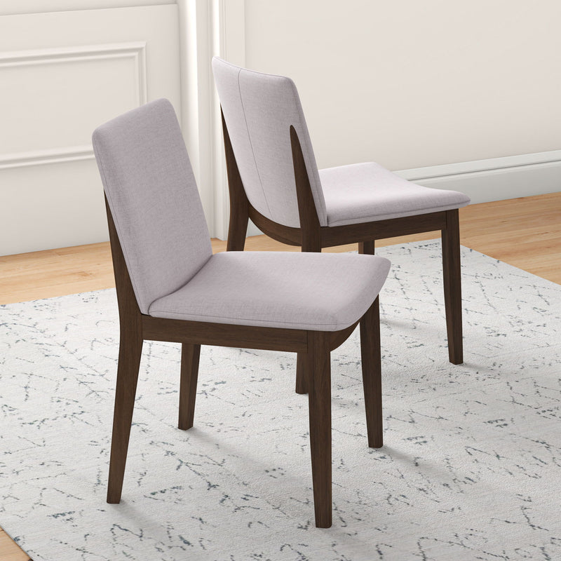 Laura - Mid-Century Modern Solid Wood Dining Chair (Set of 2) - R&R Furniture Gallery (Fountain Valley, CA)