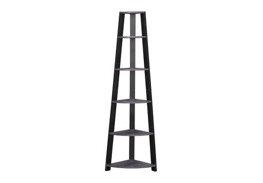 5 Tier Bookshelf, Bookcase, Etagere, Corner, For Office, Contemporary & Modern - R&R Furniture Gallery (Fountain Valley, CA)