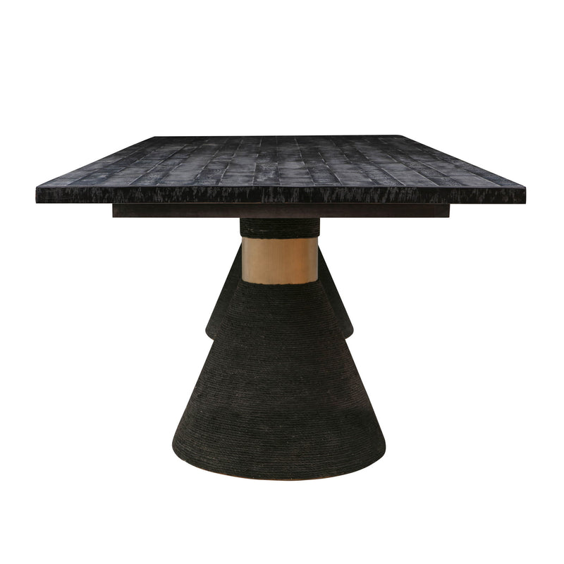 Rishi - Rope Rectangular Table - R&R Furniture Gallery (Fountain Valley, CA)