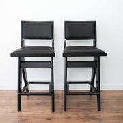Keira - Bar Stool (Set of 2) - Black - R&R Furniture Gallery (Fountain Valley, CA)