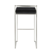 Lumi Source Fuji contemporary stackable barstool with sleek modern design, featuring a sturdy frame and comfortable seating.