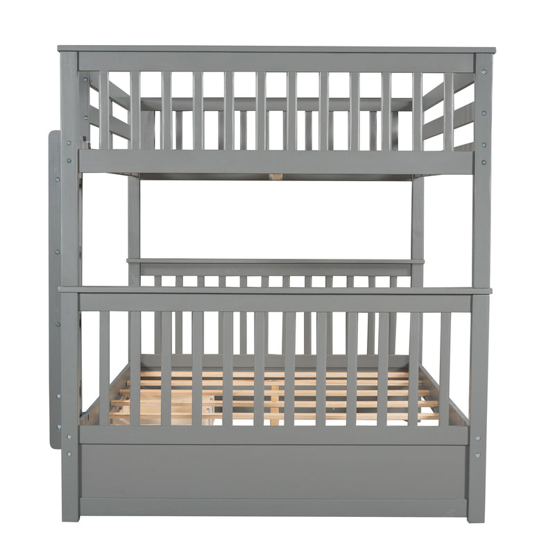 Bunk Bed With Ladders And 2 Storage Drawers - R&R Furniture Gallery (Fountain Valley, CA)