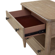 Open Nightstand With 2 Drawers - R&R Furniture Gallery (Fountain Valley, CA)