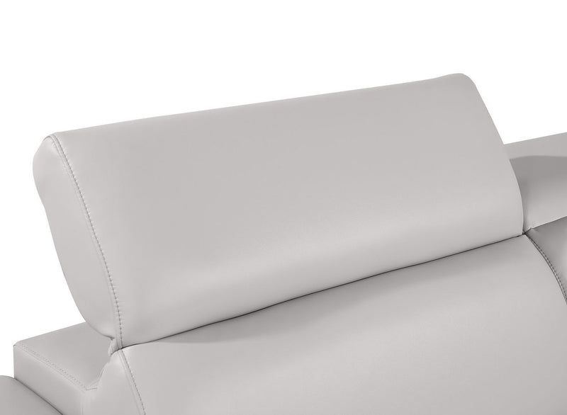 296 - Leather Sofa