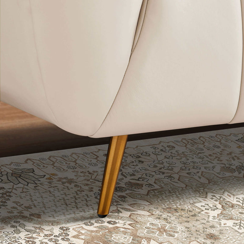 Lamattina - Genuine Italian Channel Tufted Sofa - R&R Furniture Gallery (Fountain Valley, CA)