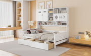 Daybed With All-In-One Cabinet And Shelf - R&R Furniture Gallery (Fountain Valley, CA)