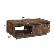 Bellarosa - Coffee Table (Same As 88040) - Rustic Oak - R&R Furniture Gallery (Fountain Valley, CA)