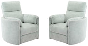 Radius - Power Swivel Glider Recliner (Set of 2) - R&R Furniture Gallery (Fountain Valley, CA)
