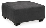 Ambee - Oversized Accent Ottoman - Slate - R&R Furniture Gallery (Fountain Valley, CA)