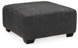 Ambee - Oversized Accent Ottoman - Slate - R&R Furniture Gallery (Fountain Valley, CA)