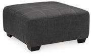 Ambee - Oversized Accent Ottoman - Slate - R&R Furniture Gallery (Fountain Valley, CA)