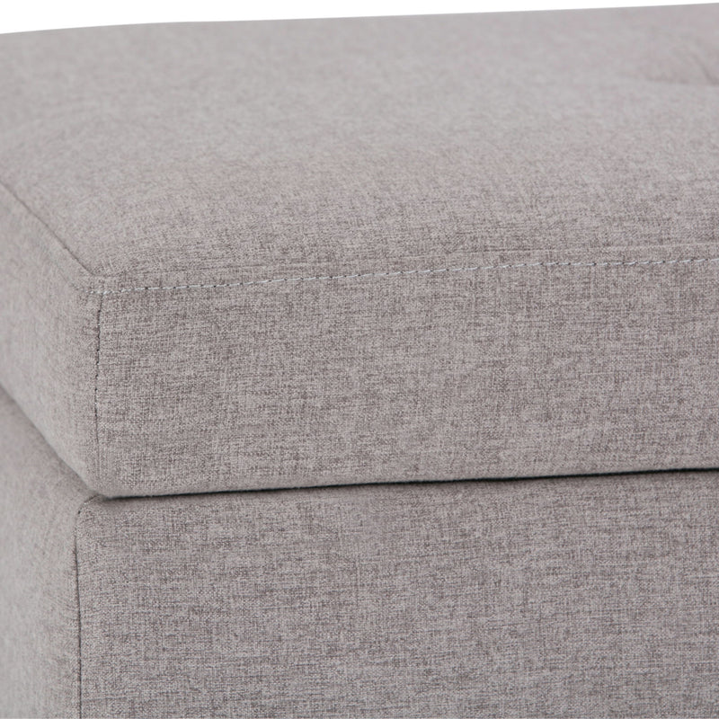 Oregon - Contemporary Storage Ottoman Bench With Tray - R&R Furniture Gallery (Fountain Valley, CA)