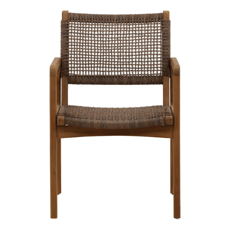 Camilla - Outdoor Dining Chair (Set of 2) - Light Brown