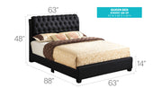 Tufted Upholstered Bed - R&R Furniture Gallery (Fountain Valley, CA)