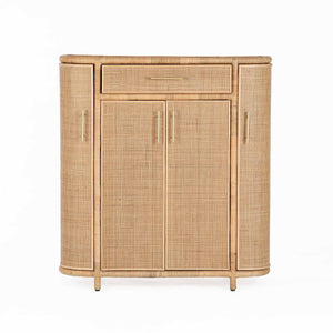 Tarot - Rattan Bar Cabinet - Natural - R&R Furniture Gallery (Fountain Valley, CA)