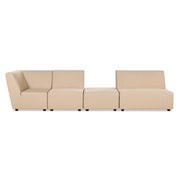 Cleo - Modular Upholstered Deep Seating Patio Corner Chair Axroma Olefin - R&R Furniture Gallery (Fountain Valley, CA)