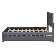 Upholstered Platform Bed With Drawers, Classic Headboard Design - R&R Furniture Gallery (Fountain Valley, CA)