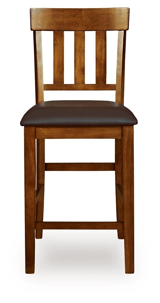 Ralene - Upholstered Barstool (Set of 2) - Medium Brown - R&R Furniture Gallery (Fountain Valley, CA)
