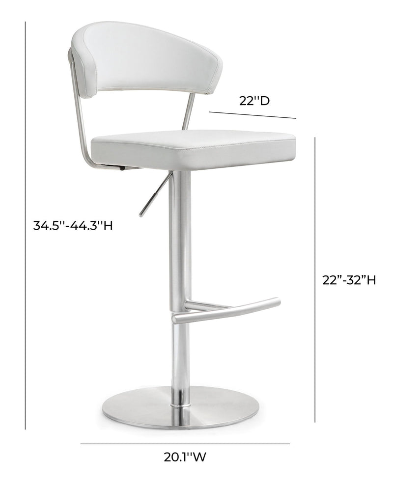 Cosmo - Stainless Steel Barstool - R&R Furniture Gallery (Fountain Valley, CA)