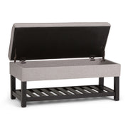 Cosmopolitan - Storage Ottoman Bench With Open Bottom - R&R Furniture Gallery (Fountain Valley, CA)