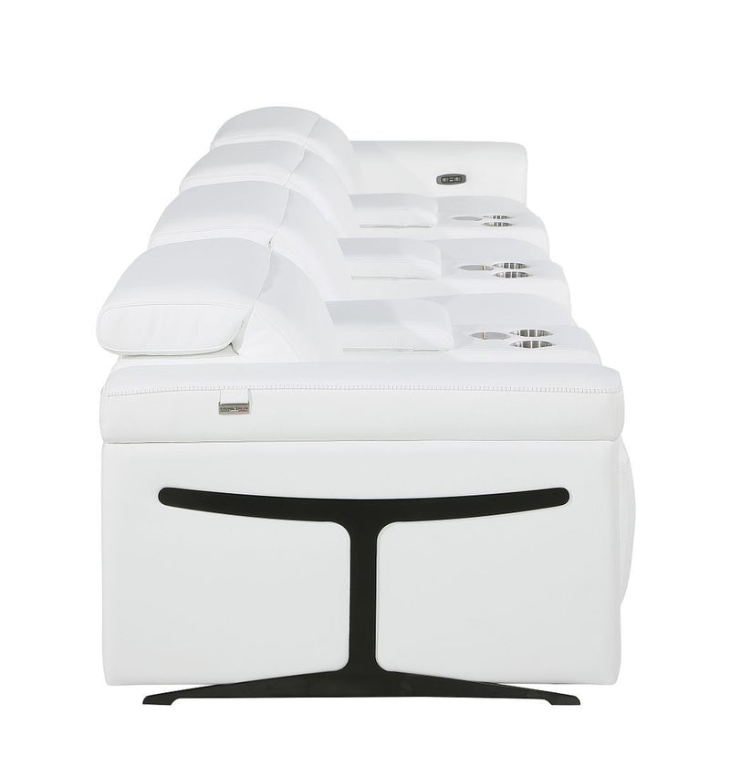 1126 - 7-Piece Modular Power Reclining Sofa In With 4 Power Recliners & Power Headrests