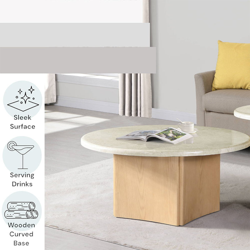 Qwin - Table With Marble Top - R&R Furniture Gallery (Fountain Valley, CA)