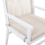 Outdoor Acacia Wood Patio Dining Armchair (Set of 2) - R&R Furniture Gallery (Fountain Valley, CA)