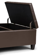 Harrison - Upholstered Coffee Table Storage Ottoman - R&R Furniture Gallery (Fountain Valley, CA)