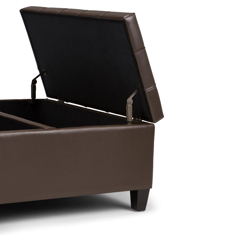 Harrison - Upholstered Coffee Table Storage Ottoman - R&R Furniture Gallery (Fountain Valley, CA)