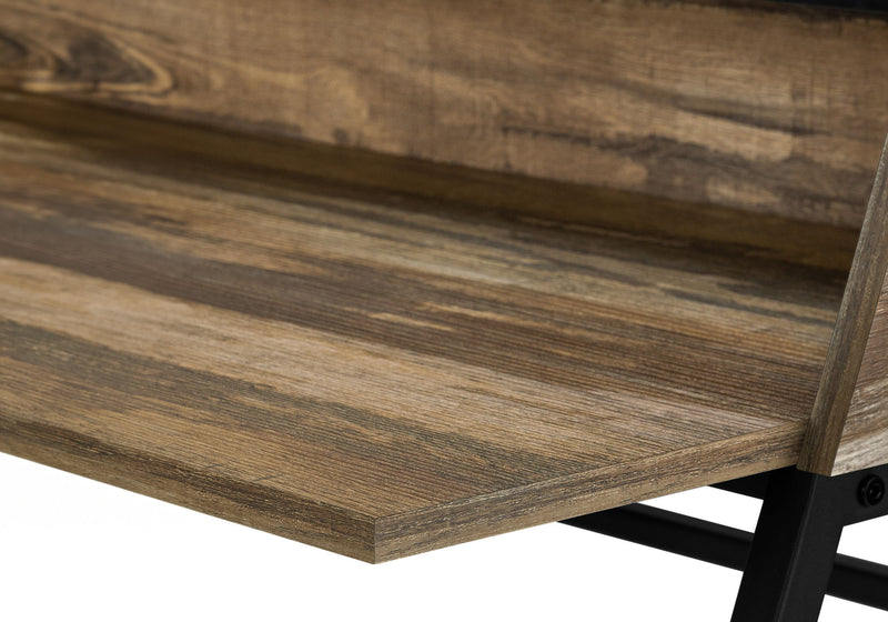 Computer Desk For Home Office, Laptop, Storage Shelves, Marble Look Contemporary & Modern - R&R Furniture Gallery (Fountain Valley, CA)