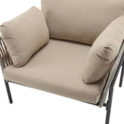 Rope Lounge Chair With Cushions For Modern Spaces - R&R Furniture Gallery (Fountain Valley, CA)