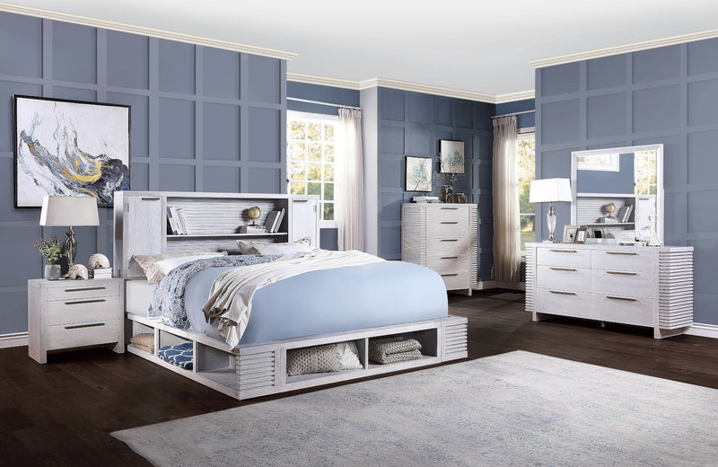 Aromas - Chest With Side Storage - White Oak - R&R Furniture Gallery (Fountain Valley, CA)