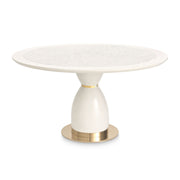 Lisbon - Round Dining Table - Silken Cream - R&R Furniture Gallery (Fountain Valley, CA)
