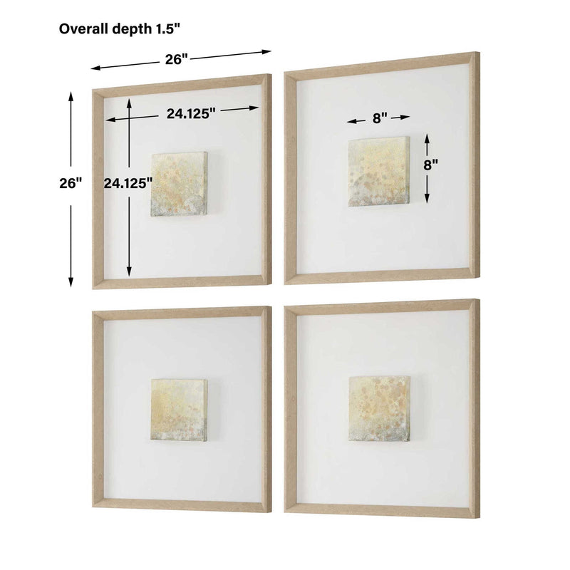 Now & Then - Abstract Art (Set of 4)