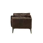 Porchester - Chair - Distress Chocolate Top Grain Leather - R&R Furniture Gallery (Fountain Valley, CA)