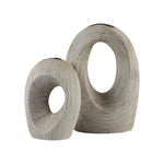 Dual Portals - Vases (Set of 2) - Gray