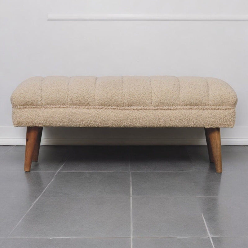 Puffer Bench - Beige - R&R Furniture Gallery (Fountain Valley, CA)