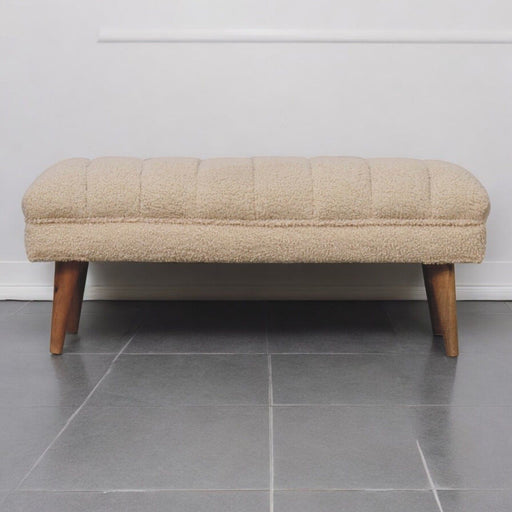 Puffer Bench - Beige - R&R Furniture Gallery (Fountain Valley, CA)