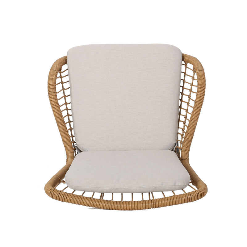 Outdoor Wicker Club Chair With Cushions (Set of 2) - R&R Furniture Gallery (Fountain Valley, CA)