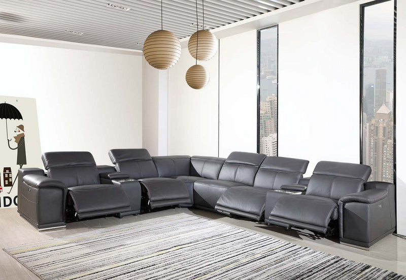 9762 - Power Reclining Sectional - R&R Furniture Gallery (Fountain Valley, CA)