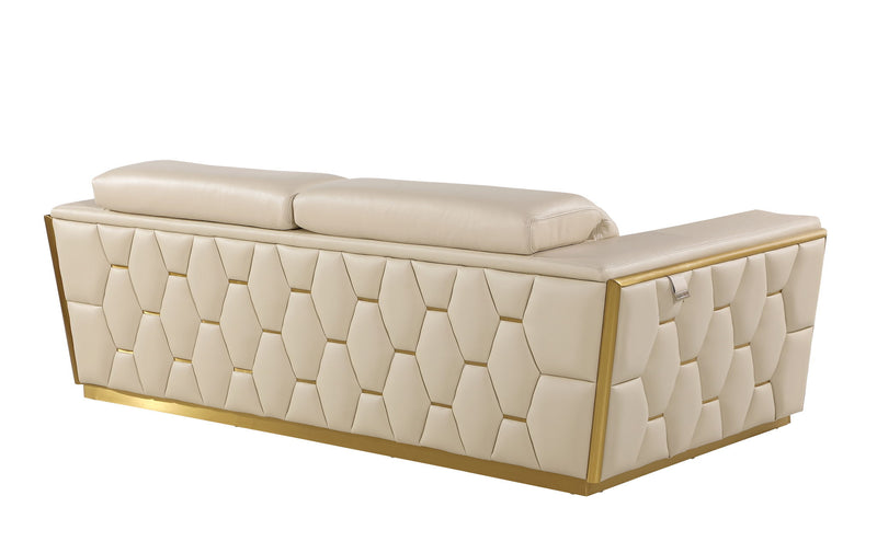1111 - Leather Sofa - R&R Furniture Gallery (Fountain Valley, CA)