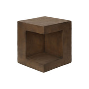 Contemporary square accent table by 8th Street, suitable for indoor or outdoor use, with a sleek modern design and sturdy frame.