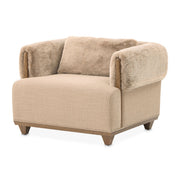 Portrait - Accent Chair - Toffee / Sienna Brown - R&R Furniture Gallery (Fountain Valley, CA)